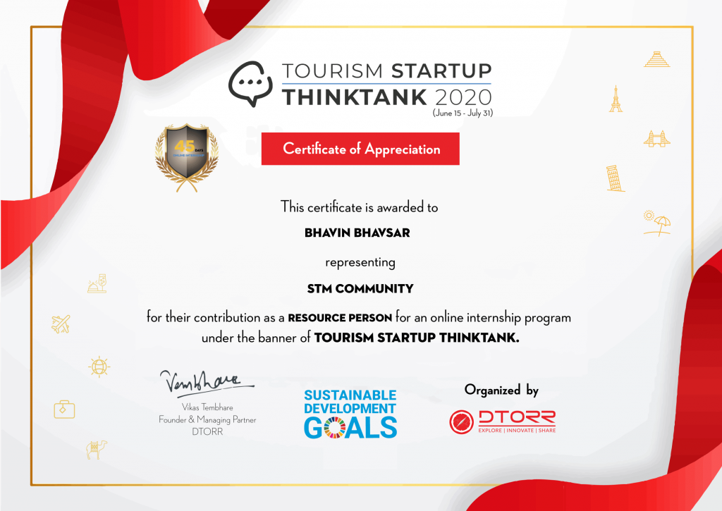 Tourism Startup ThinkTank 2020